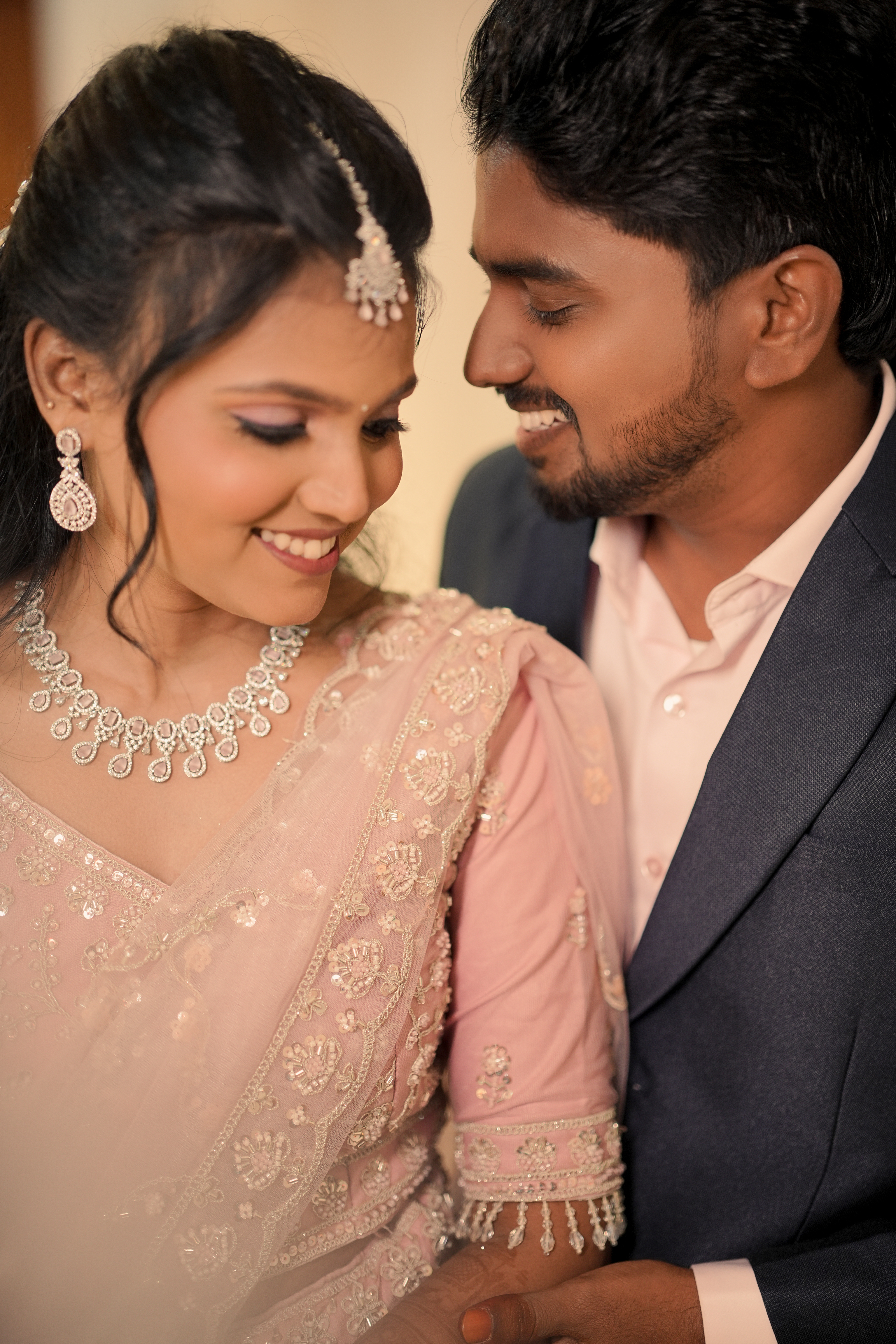 Wedding reception moment